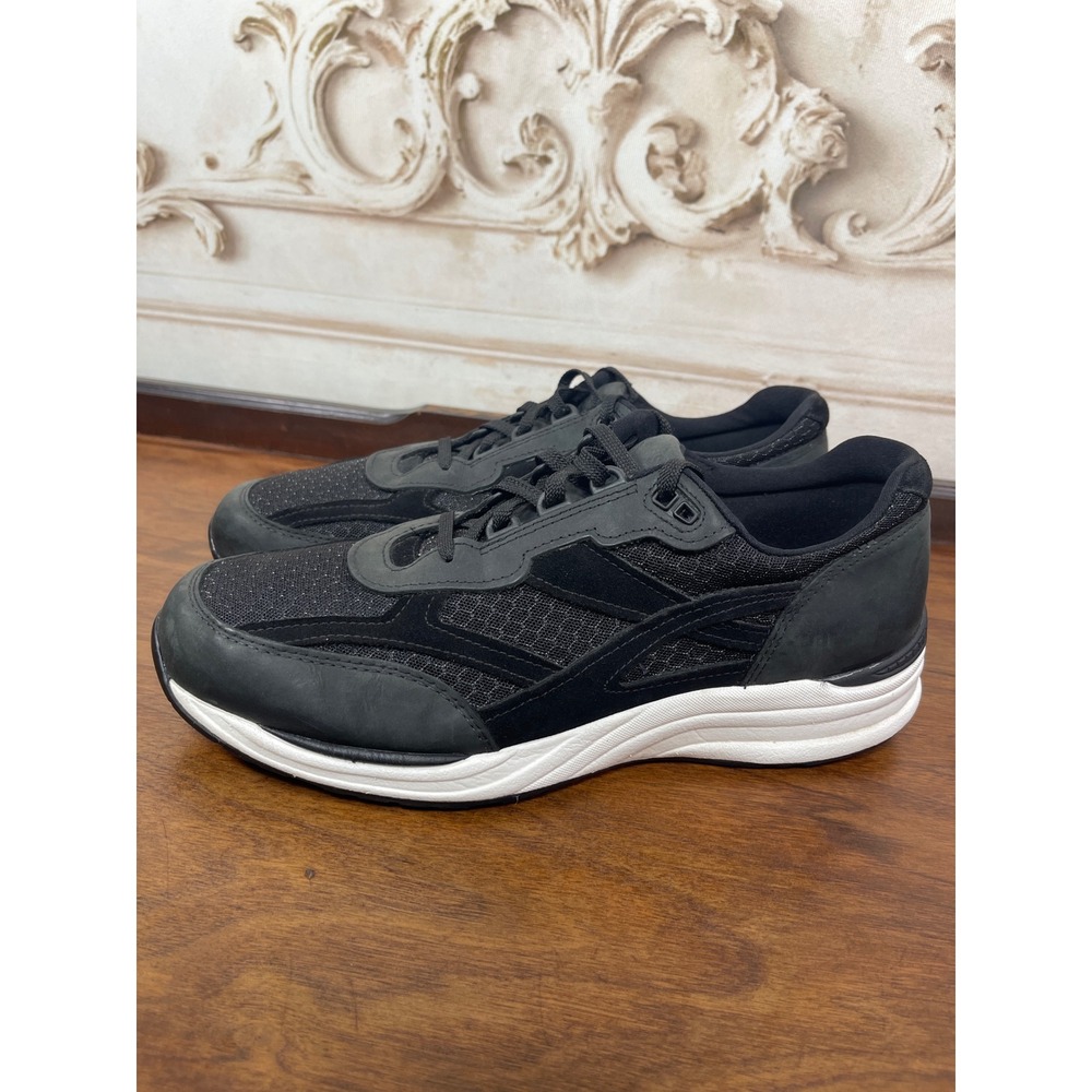 SAS Men Journey Mesh Lace Sneakers Black Size 12 M